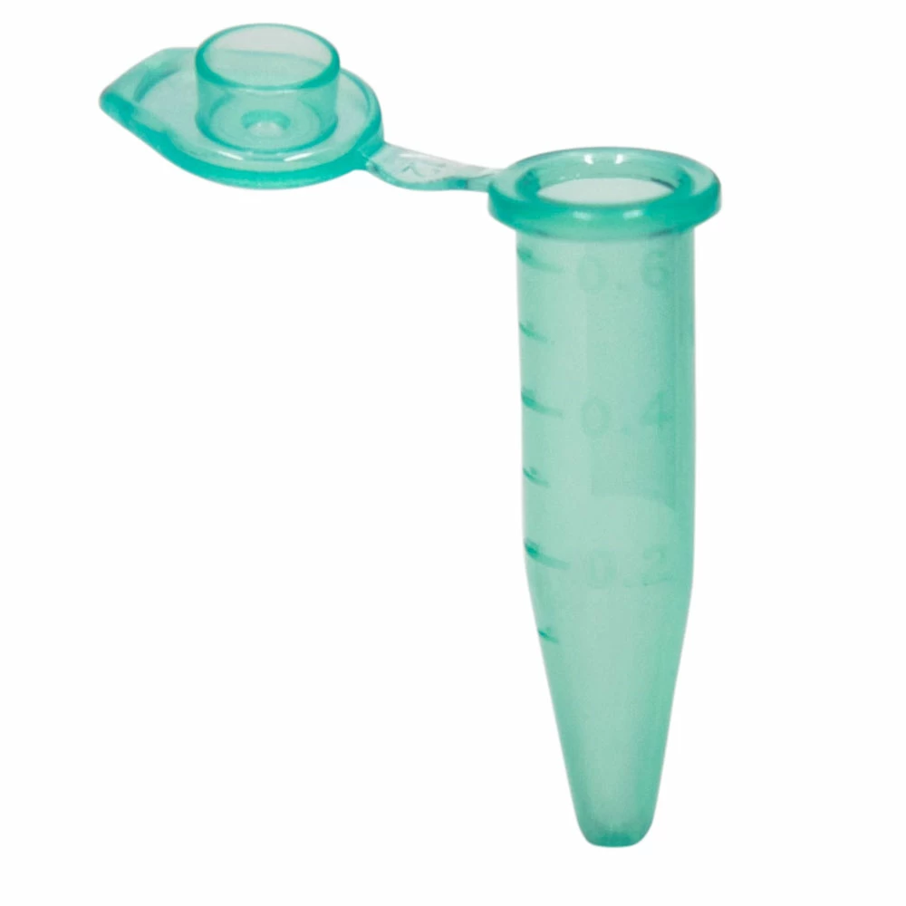 Olympus Plastics 22-272G, Olympus 0.6ml Microtubes, Green Polypropylene, Nonsterile, Box of 1000 Tubes/Unit primary image
