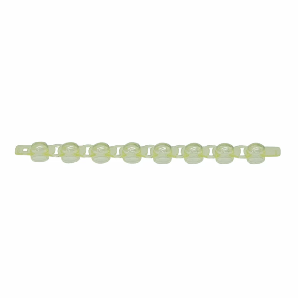 Olympus Plastics 24-309Y, 8-Strip Dome Caps Yellow, Bag of 125 Strips/Unit primary image