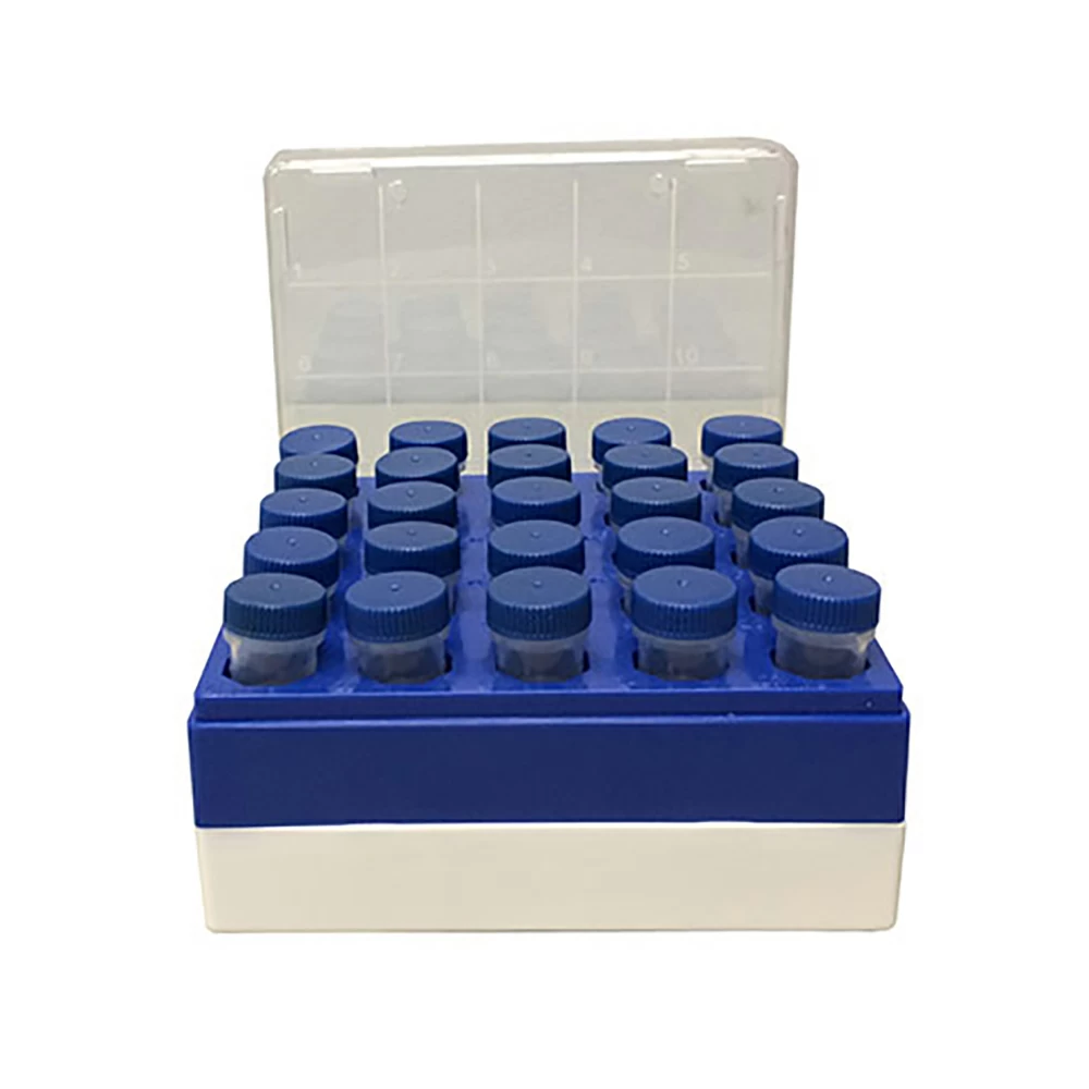 Olympus Plastics 24-285FB, 5 x 5, for 5ml Tubes, 5 Freezer Boxes/Unit primary image