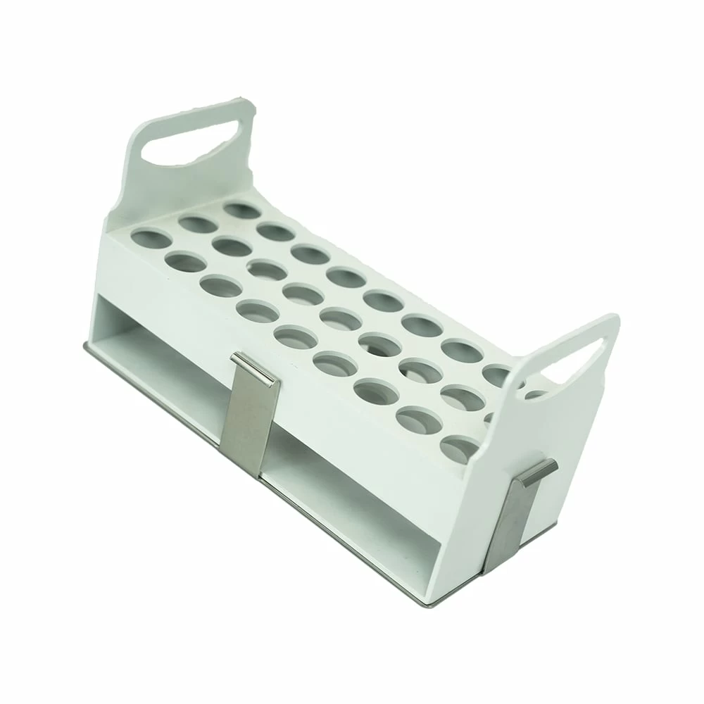 Genesee Scientific 27-517T22 Test Tube Rack 27 x 22mm, Incubator Shaker Accessory, 1 Tube Rack Clamp/Unit primary image