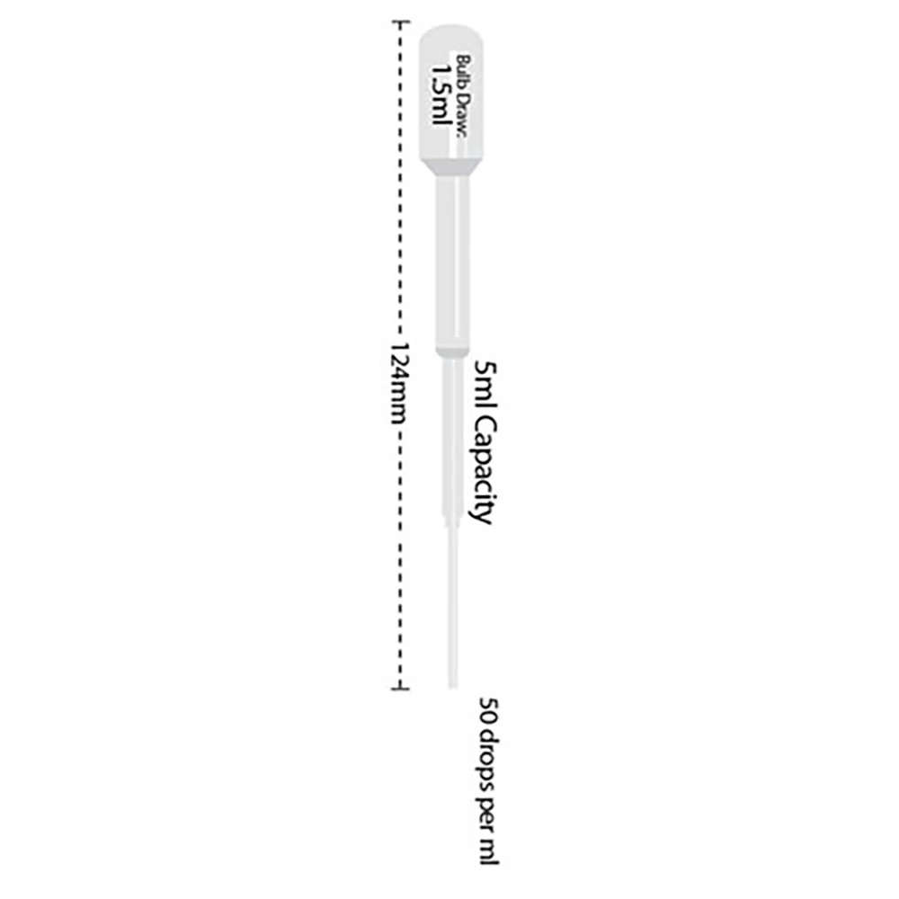 Olympus Plastics 30-205, Transfer Pipettes, 5ml, Small Bulb Non-Sterile, Bulk, 500 Pipettes/Unit secondary image